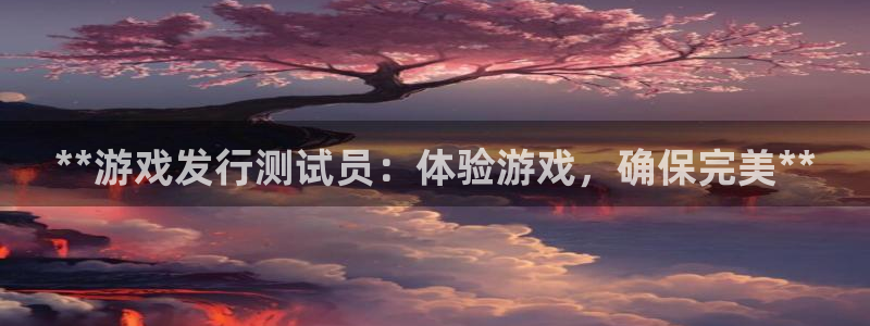 天辰平台消7O777：**游戏发行测试员：体验游戏，确保完美**
