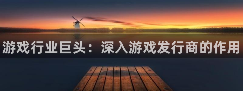 天辰平台t~专用通道安全稳定：游戏行业巨头：深入游戏发行商的作用